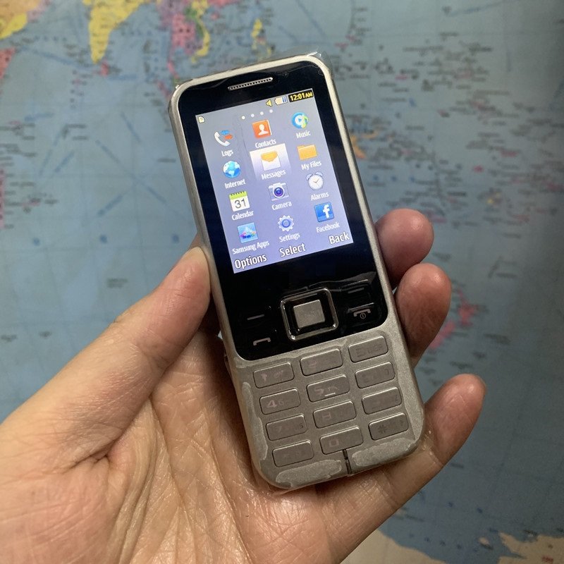 Hot selling Samsun C3322 Non Smartphone Dual Card Elderly Straight Board Button cellphone Small Phone feature phone