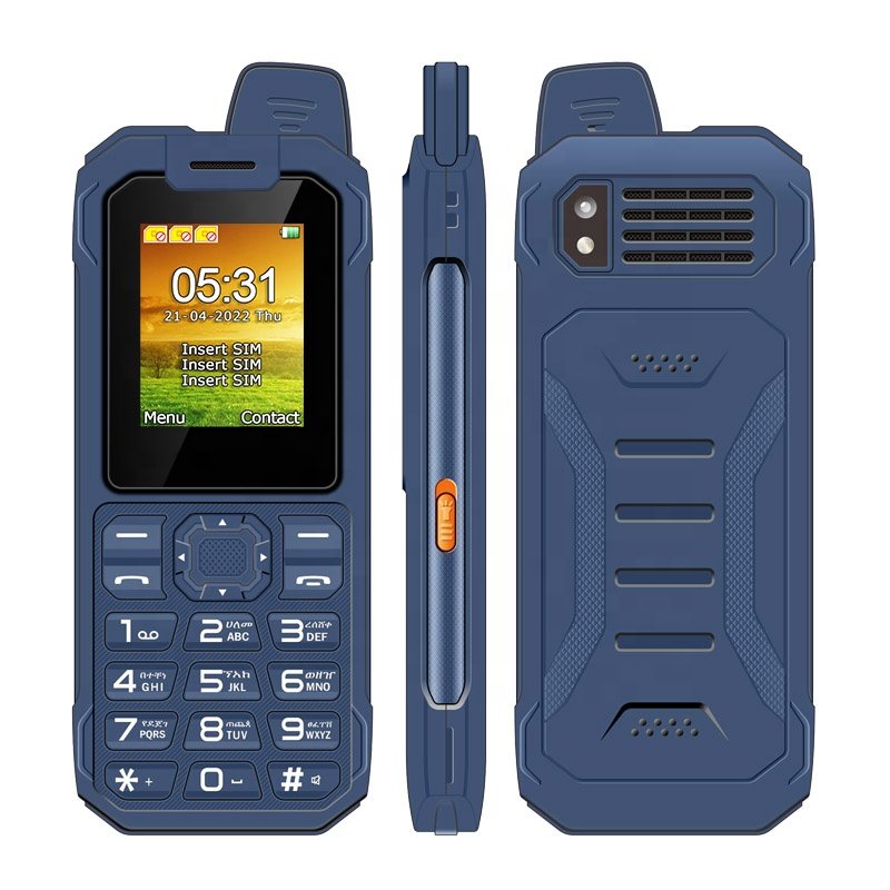 New Arrival 1.77 Inch Screen Triple SIM Cards Rugged Style Case Keypad Feature Phone With 1400mAh Big Battery UNIWA XP13