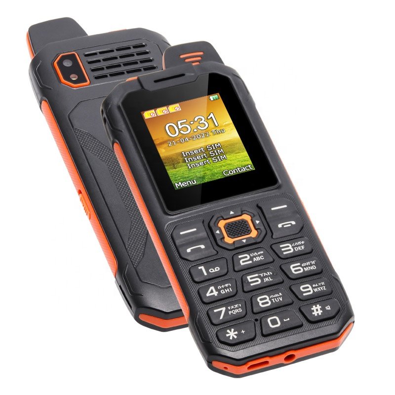 New Arrival 1.77 Inch Screen Triple SIM Cards Rugged Style Case Keypad Feature Phone With 1400mAh Big Battery UNIWA XP13