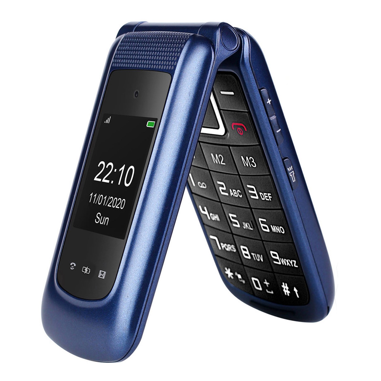 OEM Factory Quality Clamshell 4G Feature Mobile with Big Button Dual SIM Flip 4g Phone