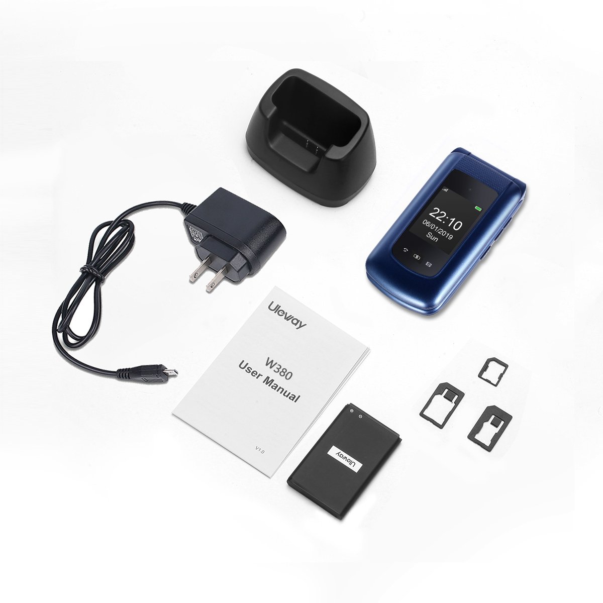 OEM Factory Quality Clamshell 4G Feature Mobile with Big Button Dual SIM Flip 4g Phone