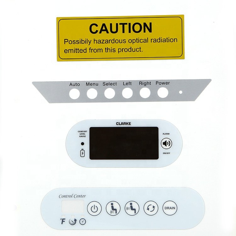 Custom Adhesive Sticker Silk Screen Printing Polycarbonate Polyester Acrylic Label Membrane Keypad Graphic Overlays Electronics