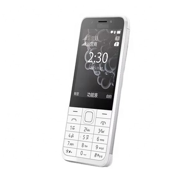 Cross-border foreign trade 230 DS GSM mobile large screen double card elderly students button straight mobile phone
