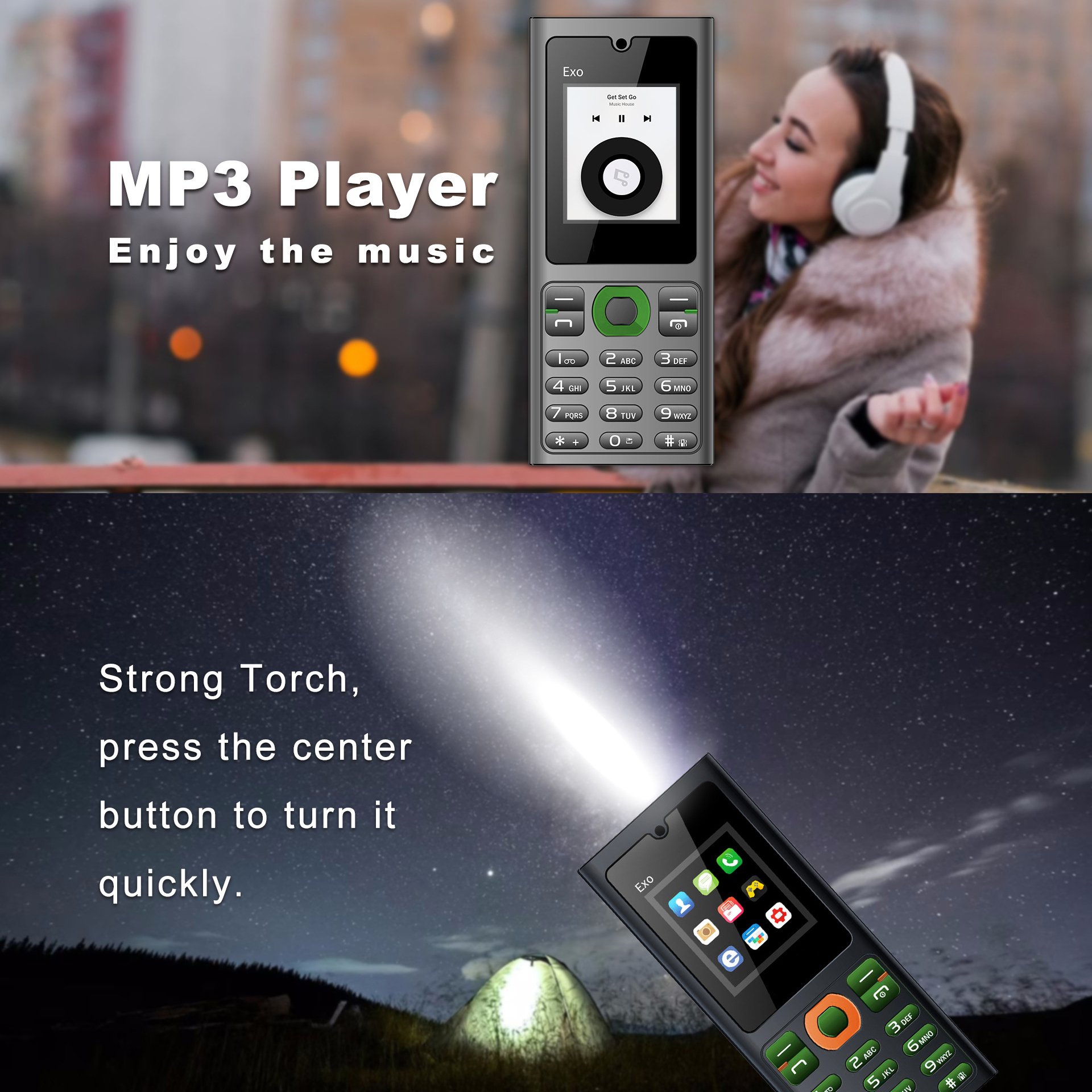 Hot Sale 1.77inch 2G Basic Function Mobilephone GSM Keypad Elderly Mobile Phone 1800mAh OED/ODM South America Africa Market