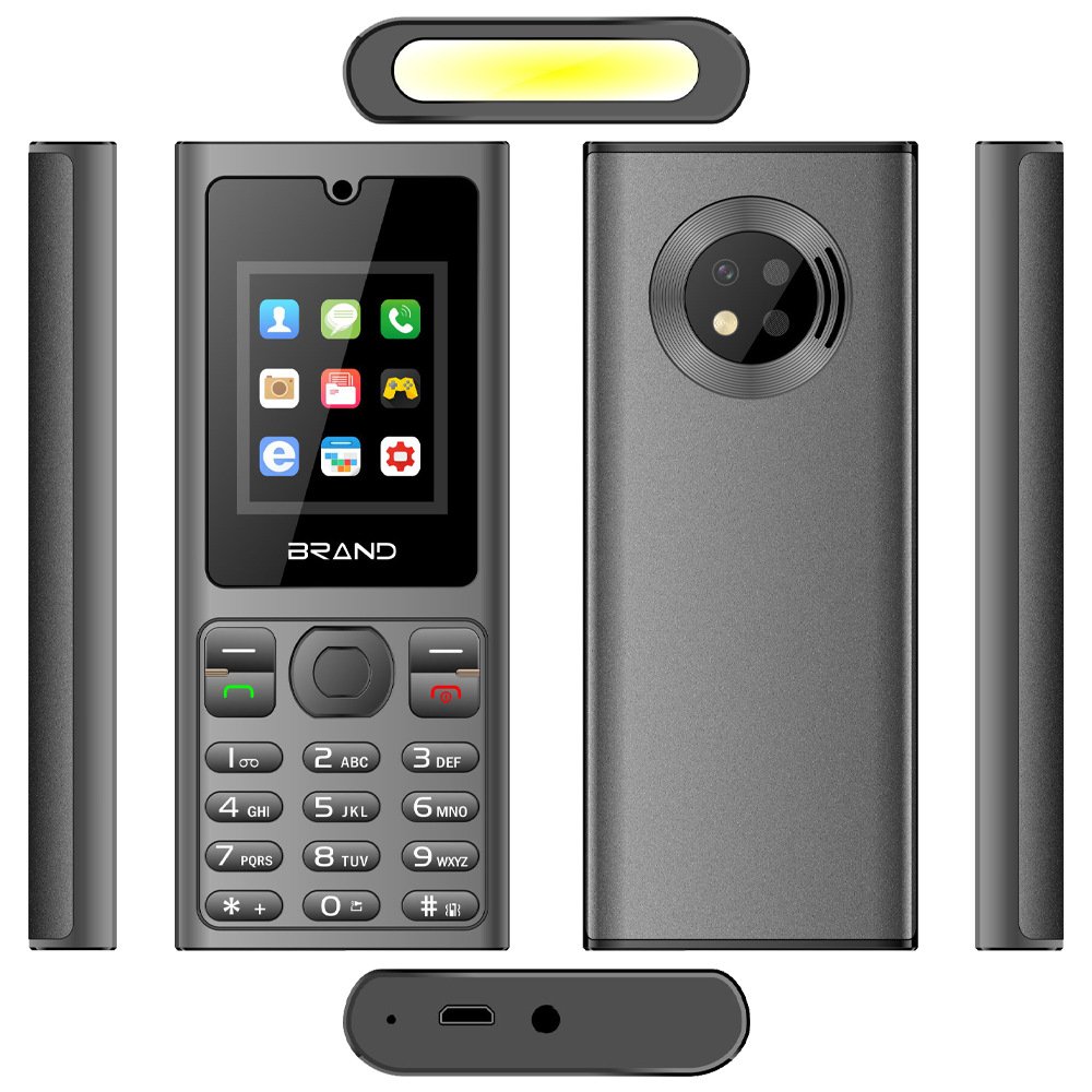 Hot Sale 1.77inch 2G Basic Function Mobilephone GSM Keypad Elderly Mobile Phone 1800mAh OED/ODM South America Africa Market