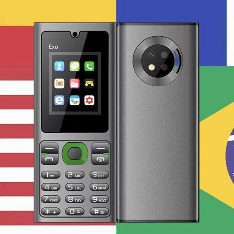 Hot Sale 1.77inch 2G Basic Function Mobilephone GSM Keypad Elderly Mobile Phone 1800mAh OED/ODM South America Africa Market