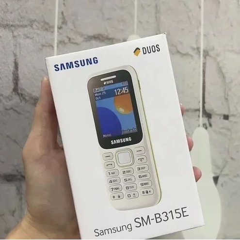 second-hand mobile phone for SAMSUNG B315E(2014 VERSION)used 2g dual-sim card keyboard cheap original bar feature cellphone