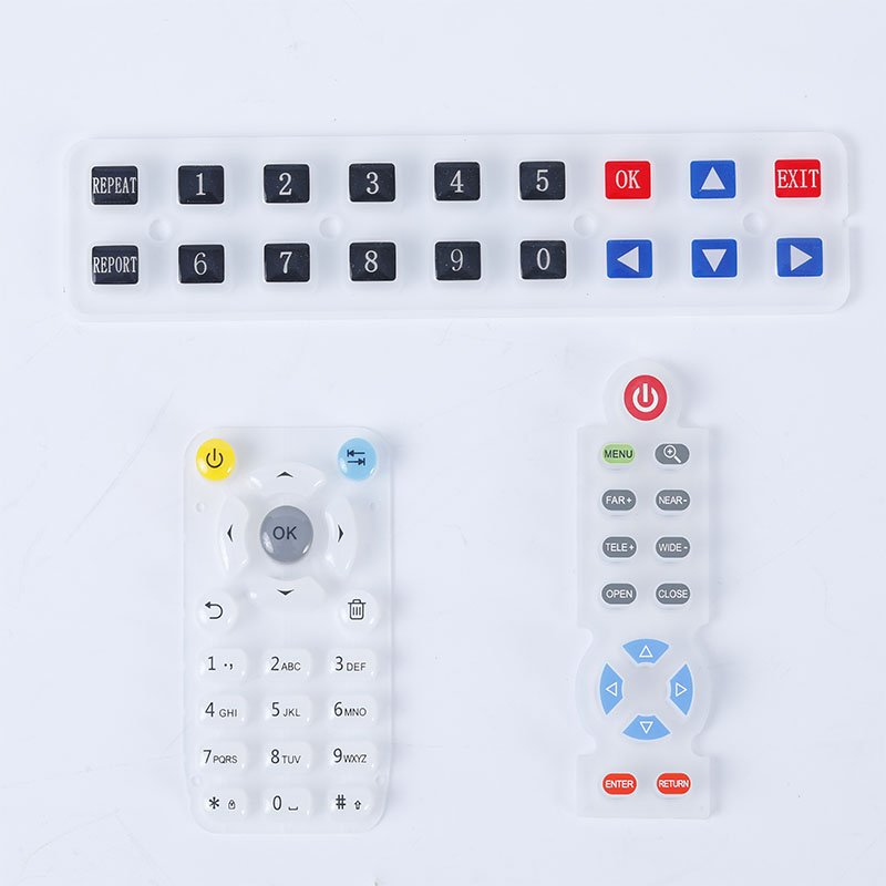 flip phone tablet wireless keypad programmable wireless numeric laser etching silicone keypad.