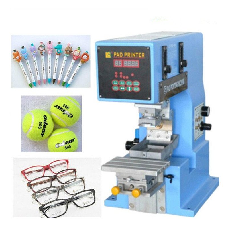 Mini Sealed Ink Cups 1 Color Pad Printing Machine For Plastic Cup