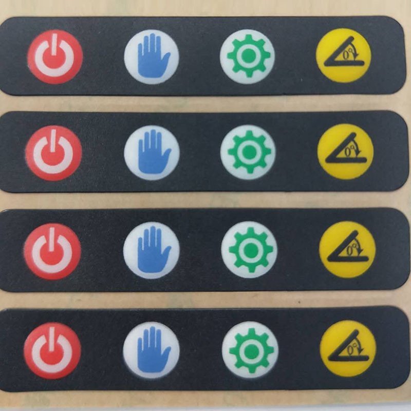 Custom Button Control Flexible Membrane Switch,Led metal dome tactile membrane switch panel keypad