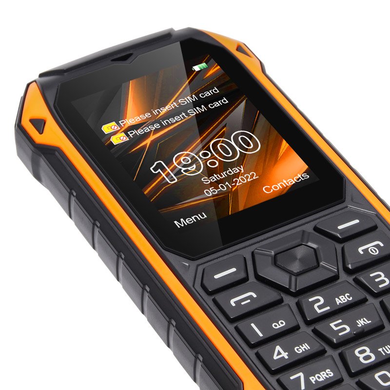 XP28 OEM 2.4 Inch Big Battery IP68 Waterproof Keypad Feature GSM Rugged Floating industrial mobile phone