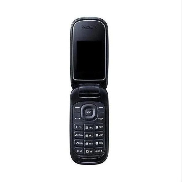 second-hand mobile phone for SAMSUNG E1272(2013 VERSION)used 2g dual-sim card keyboard cheap original flip feature cellphone