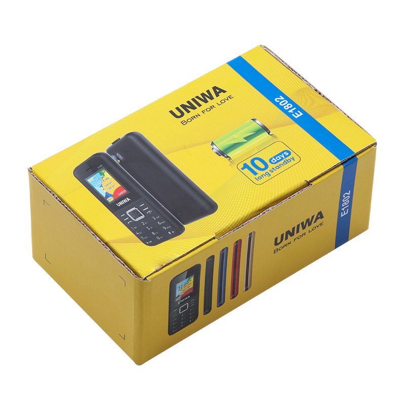 E1802 Standard 25BI Battery Mobile Phone New Keypad & Torch-Long Standby Feature Phone