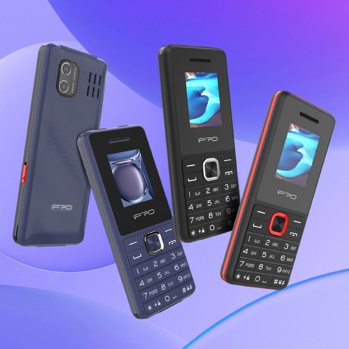 Cell phone manufactures Hot Selling IPRO A19 2G GSM Keypad Cheap Long Standby Mobile Phone