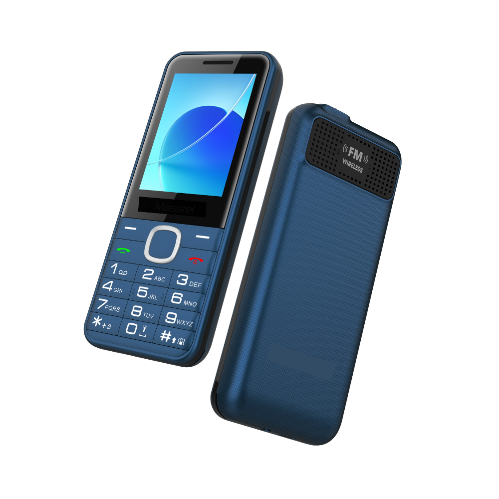 OEM Service Wholesales Masstel izi 26 Low Price Cell Phone QVGA 2.4 inch Screen Dual SIM Card Feature Phone Made in Vietnam