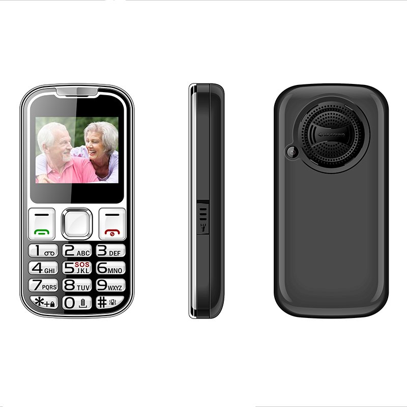 New W26 Loud Speaker 2.2inch elderly keypad phone dual sim cards sos phone 2g keypad mobile phone for senior person