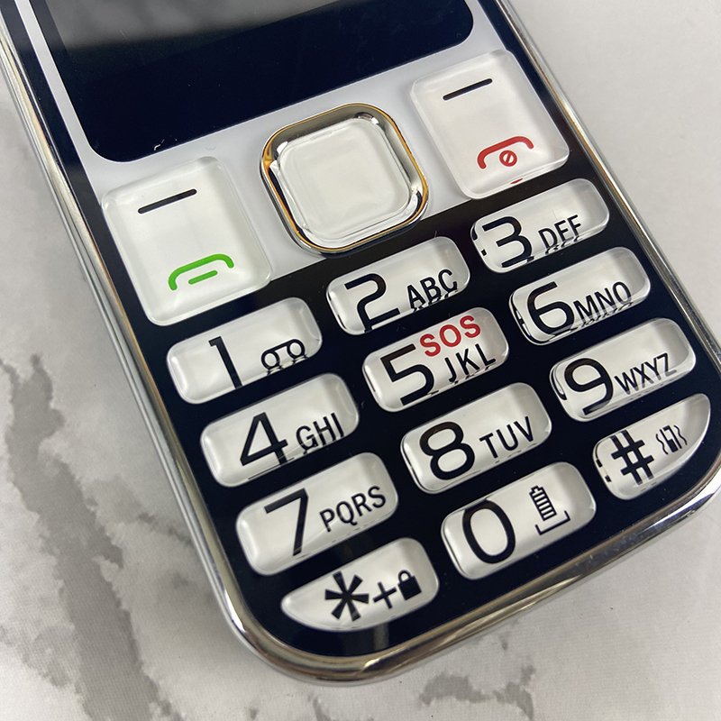 New W26 Loud Speaker 2.2inch elderly keypad phone dual sim cards sos phone 2g keypad mobile phone for senior person