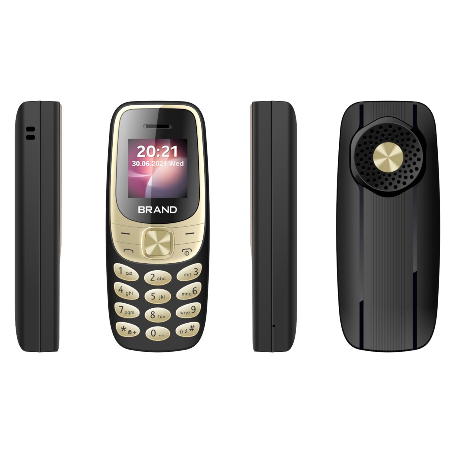 New Model In stock BM35 Mini Mobile Phone GSM Dual Sim Card Super Small cellphone Wireless Earphone Magic Voice Feature Phone