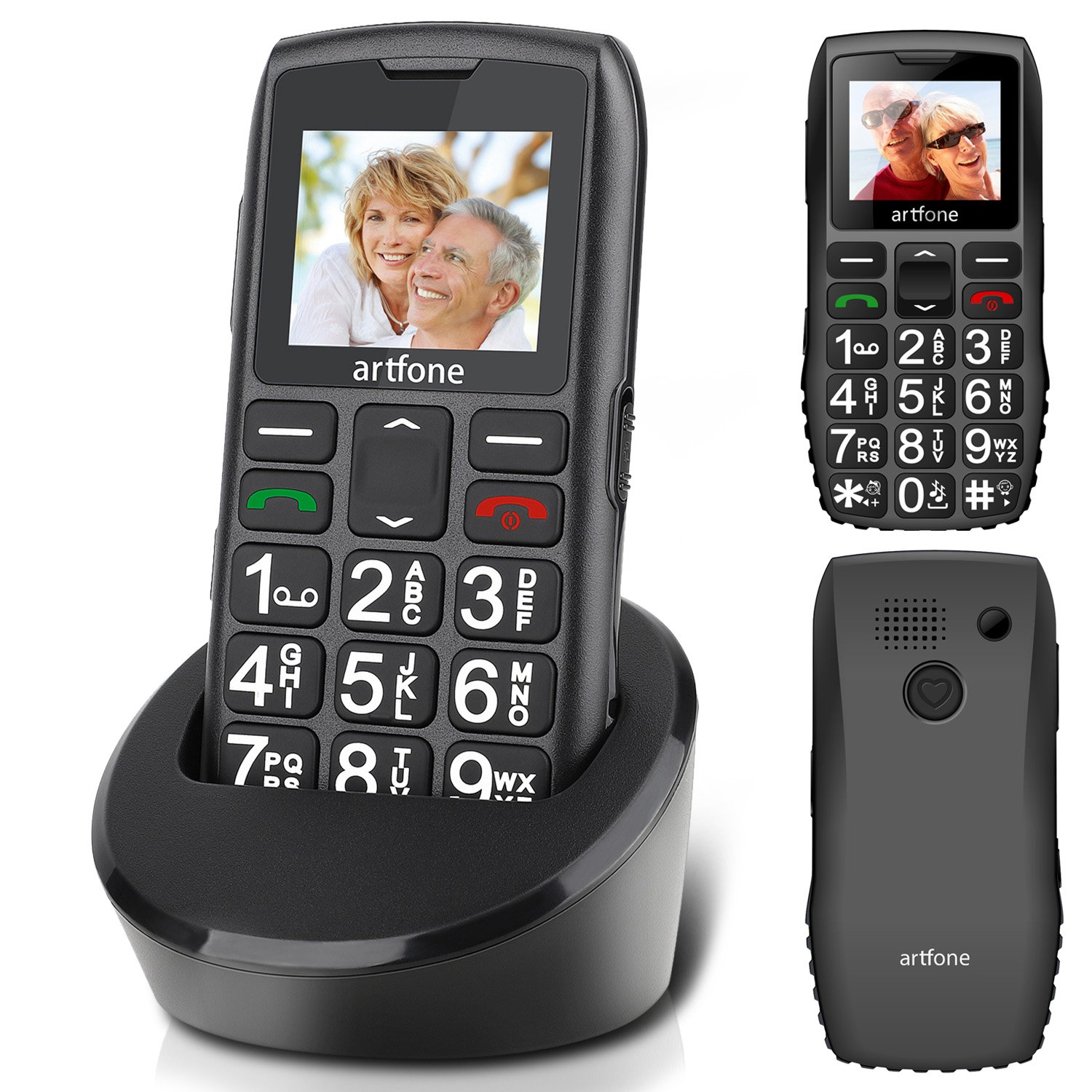 *artfone wholesale cell phone C1+4G bar phone 4g cellphones big button phone senior louder speaker SOS long time standby