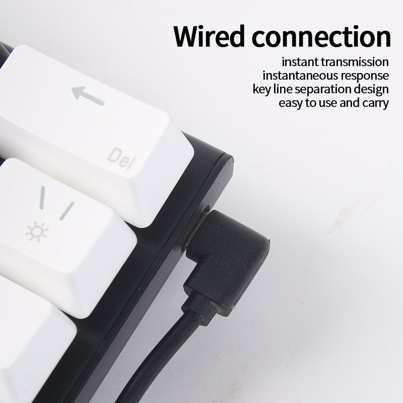 yenibo wired 63 key RGB backlight Hot swap pc teclado mechanic gamer computer accessories 60 mini gaming mechanical keyboard