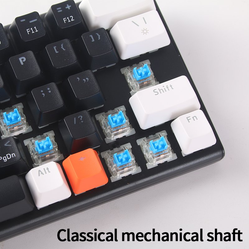 yenibo wired 63 key RGB backlight Hot swap pc teclado mechanic gamer computer accessories 60 mini gaming mechanical keyboard