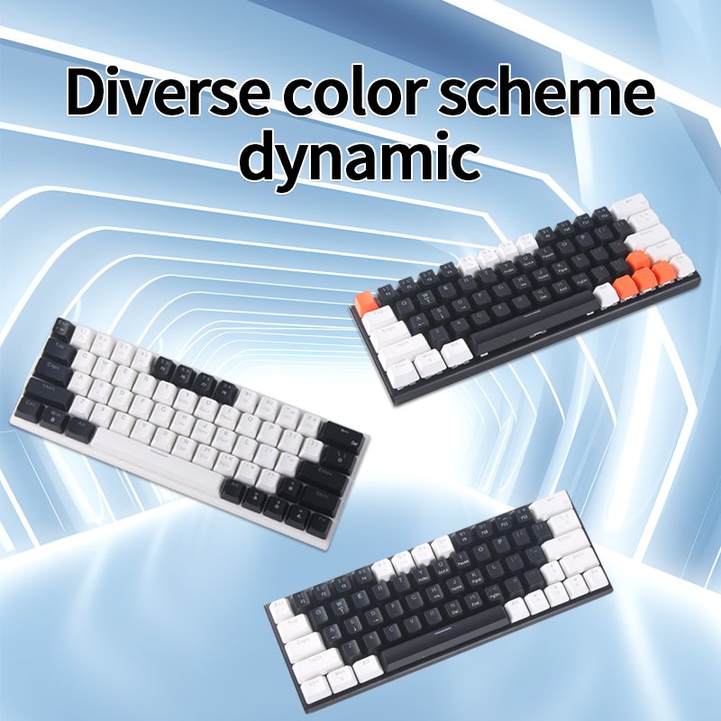 yenibo wired 63 key RGB backlight Hot swap pc teclado mechanic gamer computer accessories 60 mini gaming mechanical keyboard