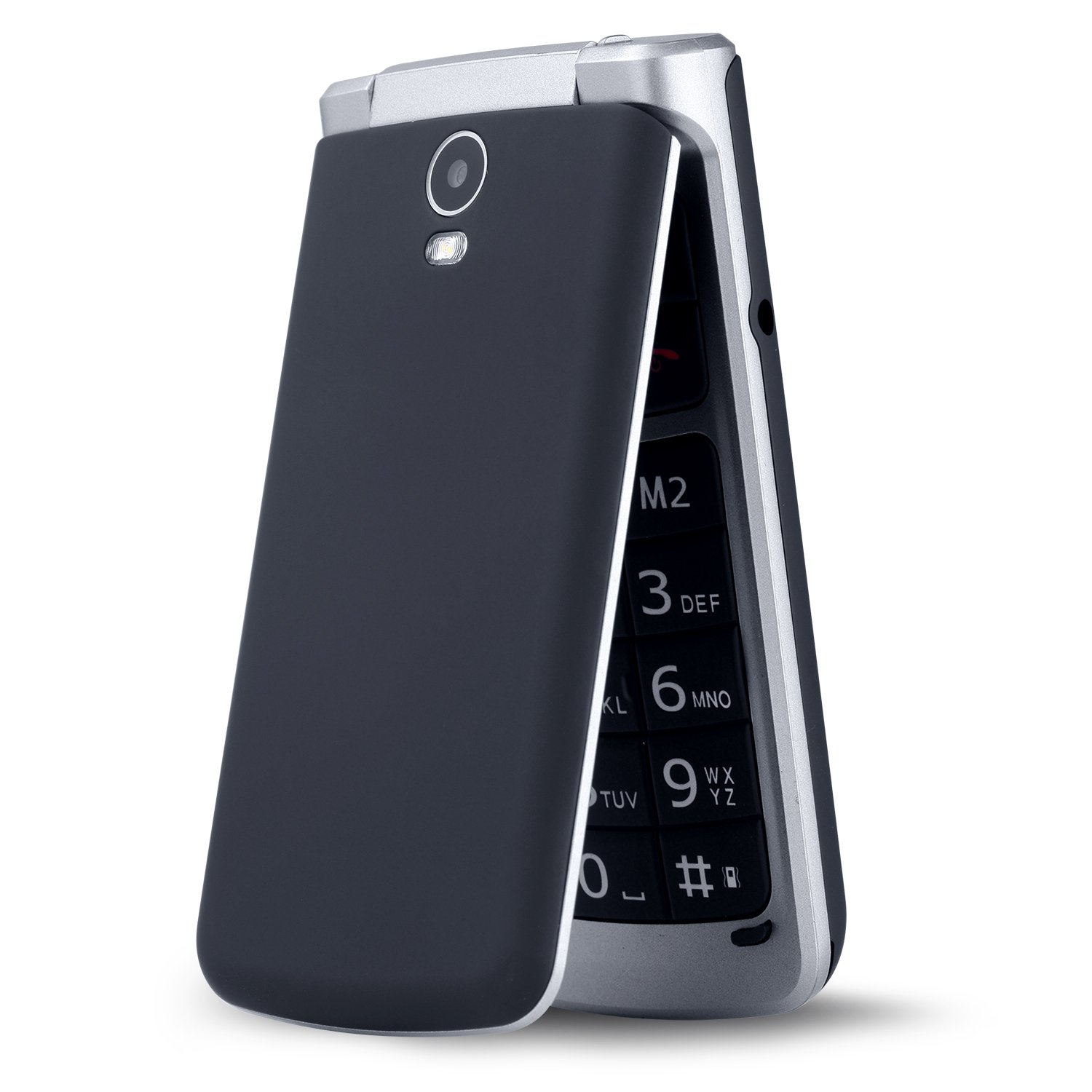 2.8 inch D260 Keypad Folding Mobile Phone 2G Senior Phones with Camera