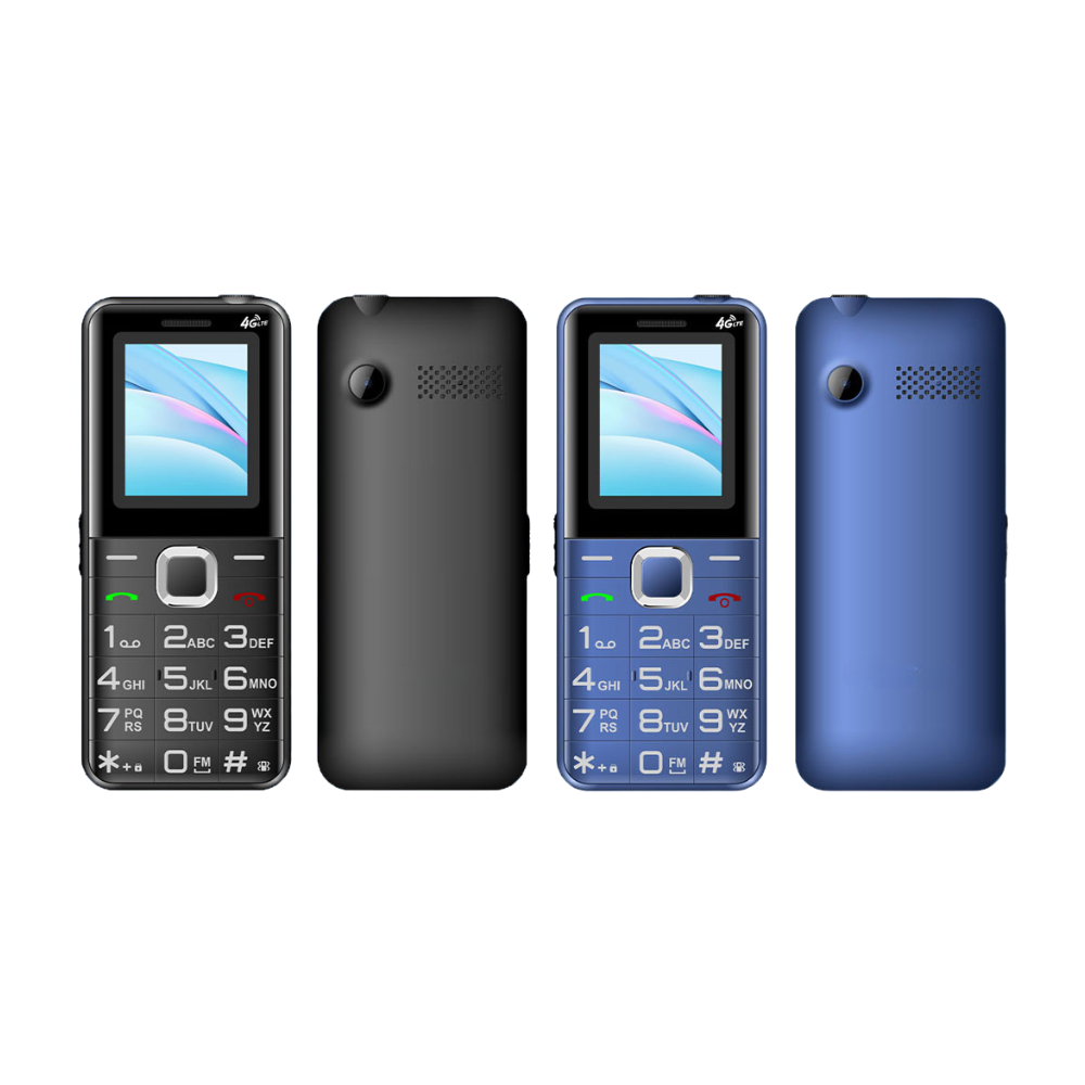 Customized Service Masstel izi 20 4G LTE GSM Dual SIM Card 1.77 Inch Screen Keypad Mobile Feature Phone for Senior People