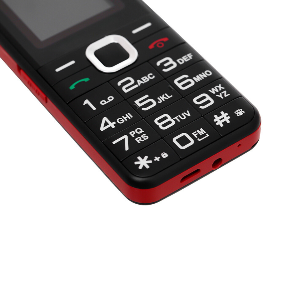 Customized Service Masstel izi 20 4G LTE GSM Dual SIM Card 1.77 Inch Screen Keypad Mobile Feature Phone for Senior People