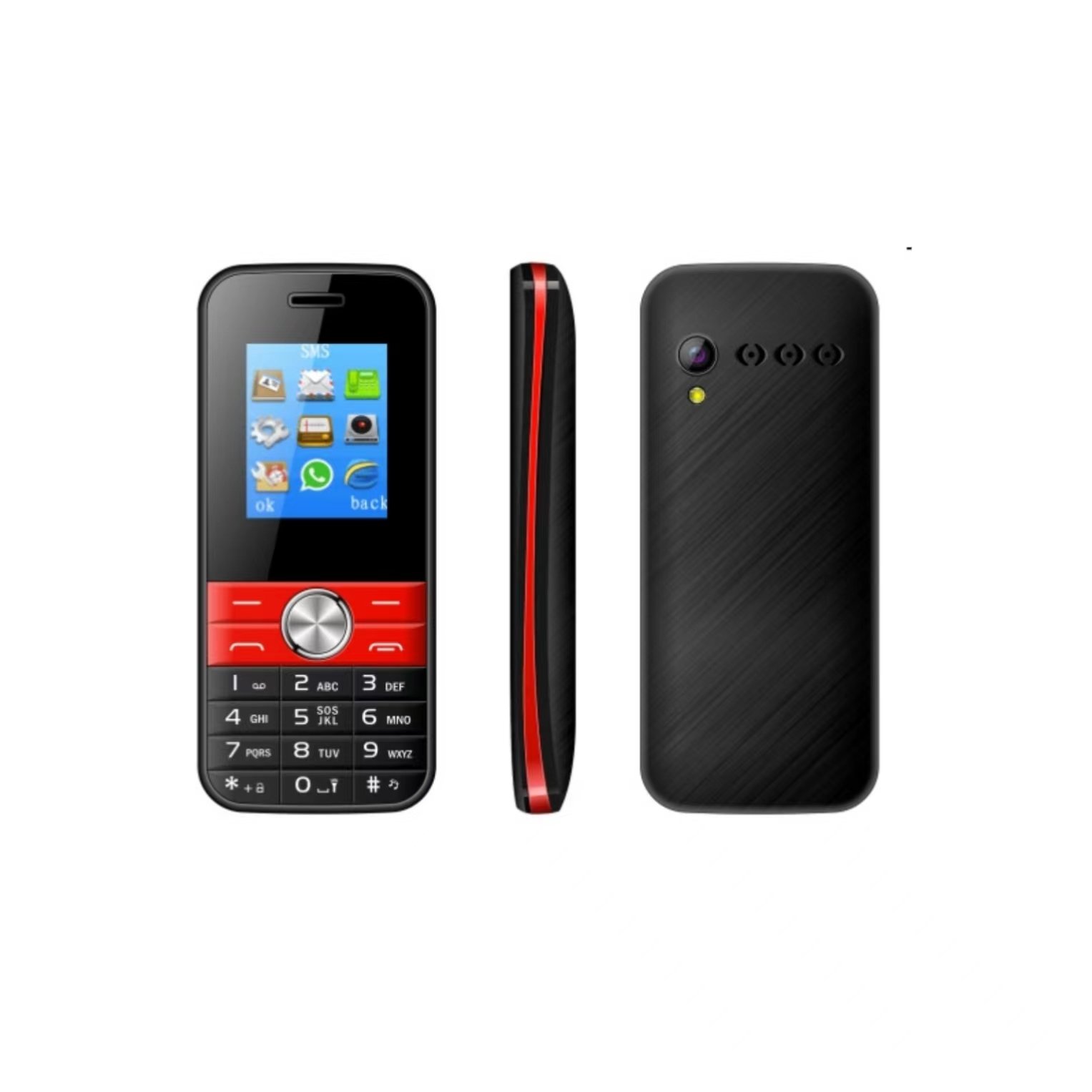 Hot Sale 2G 1.77 Inch P+R Keypad Low Price Cheapest Mobile Phones From China Feature Mobile Phone