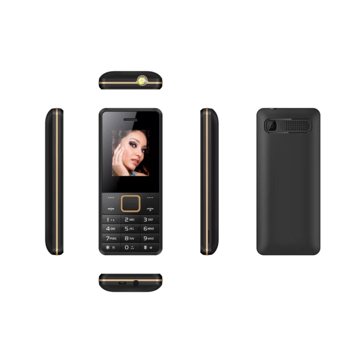 Hot Sale 2G 1.77 Inch P+R Keypad Low Price Cheapest Mobile Phones From China Feature Mobile Phone