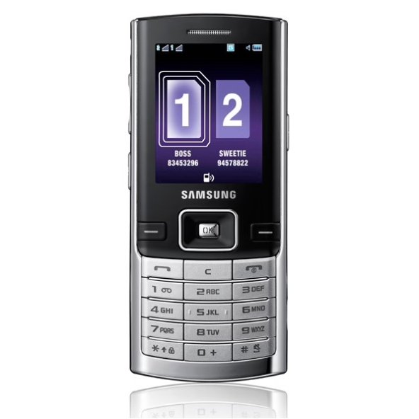 second-hand mobile phone for SAMSUNG D780(2008 VERSION)used 2g dual-sim card keyboard cheap original flip feature cellphone