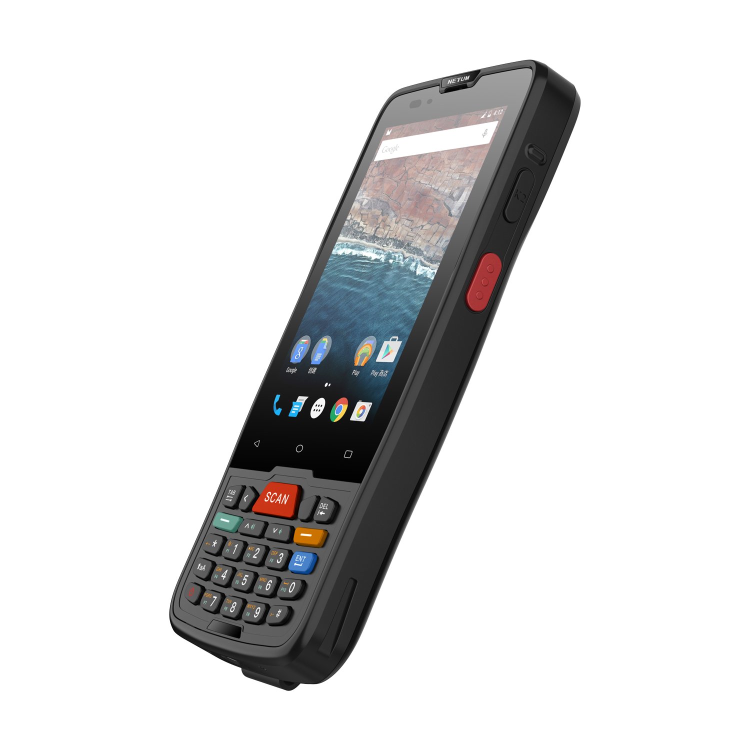 NETUM Rugged M71 Digital Keyboard computer PDA Android 9.0 Handheld Mobile Phone pda barcode scanner
