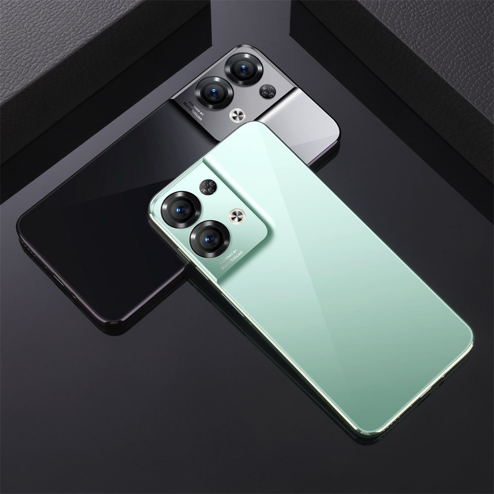 HF023 In Stock Android Smart Cell Phone Reno 9 pro 7.2 Inch Screen Smartphone Android 10.0 12G+512G Face Unlock Mobile Phone