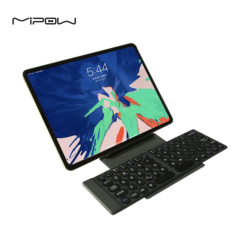 MiPoW Wireless Keyboard foldable keyboard with slimmest 3.5mm for Smartphone Usb Type C