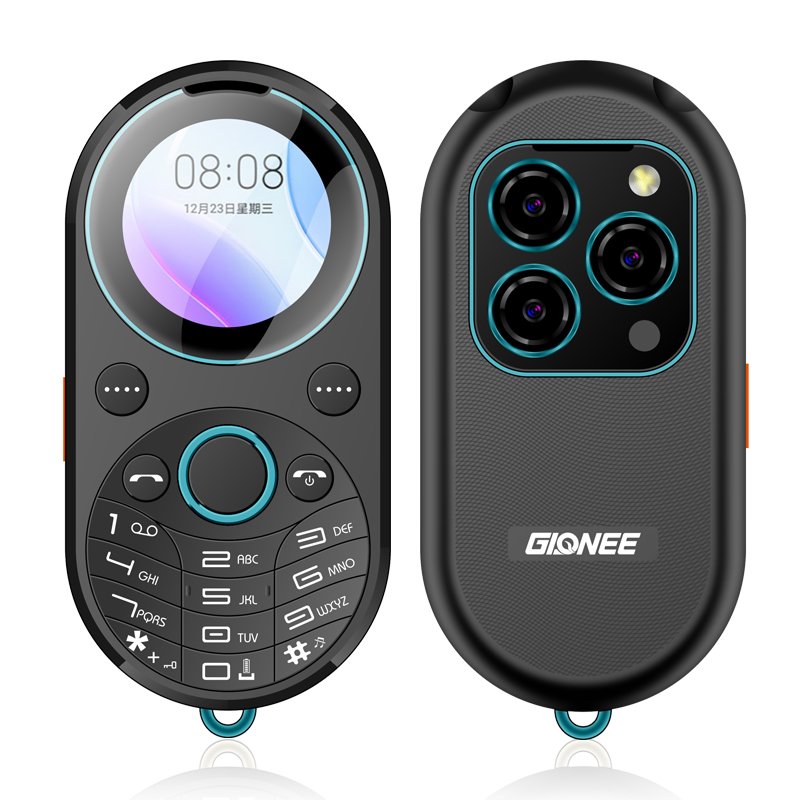 1.32inch surface electric material middle frame electroplating spray all optical navigation key vacuum plating feature phone