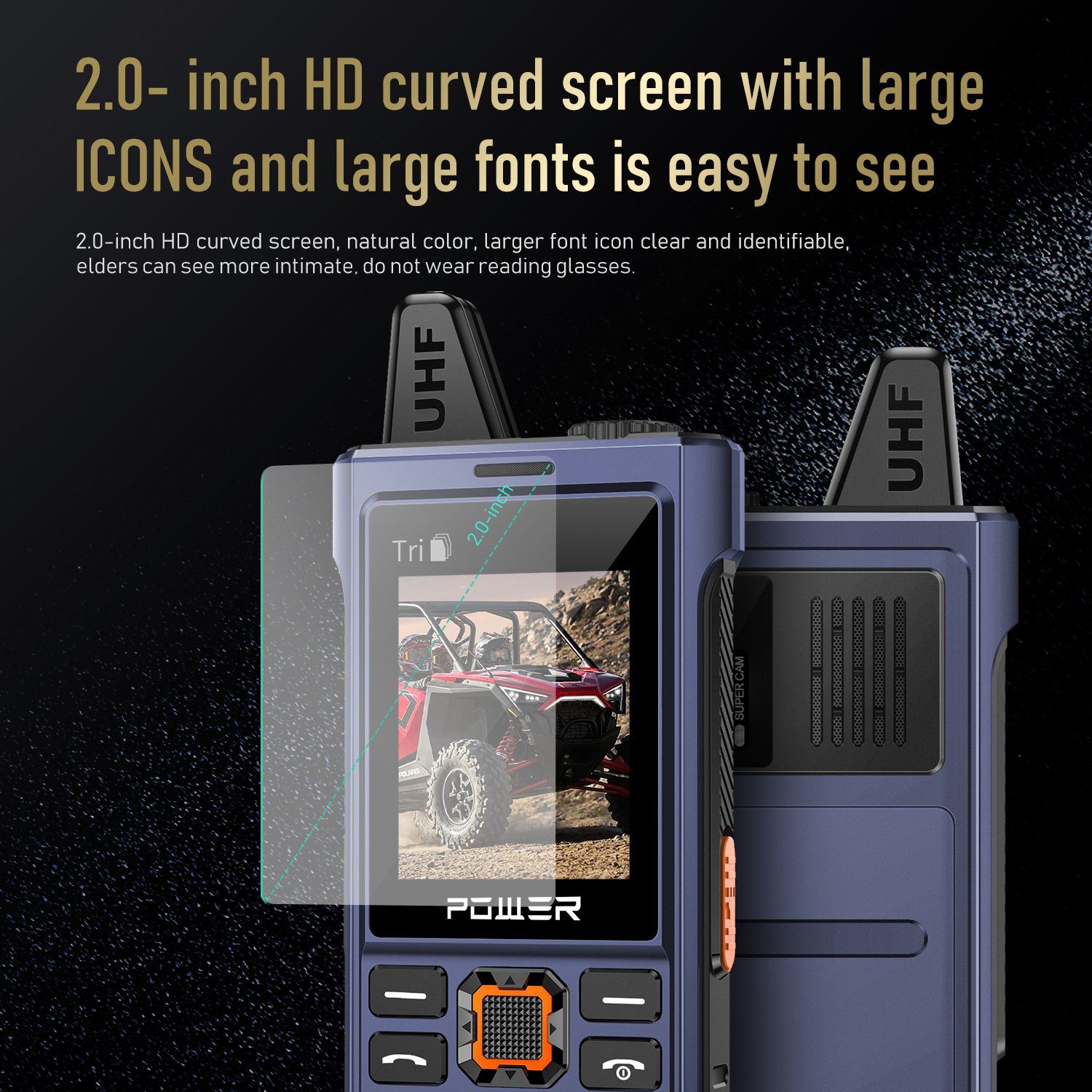 Cheap 2G T1 Rugged Phone Dual SIM Feature phone Waterproof Shockproof Dustproof Mobile phone