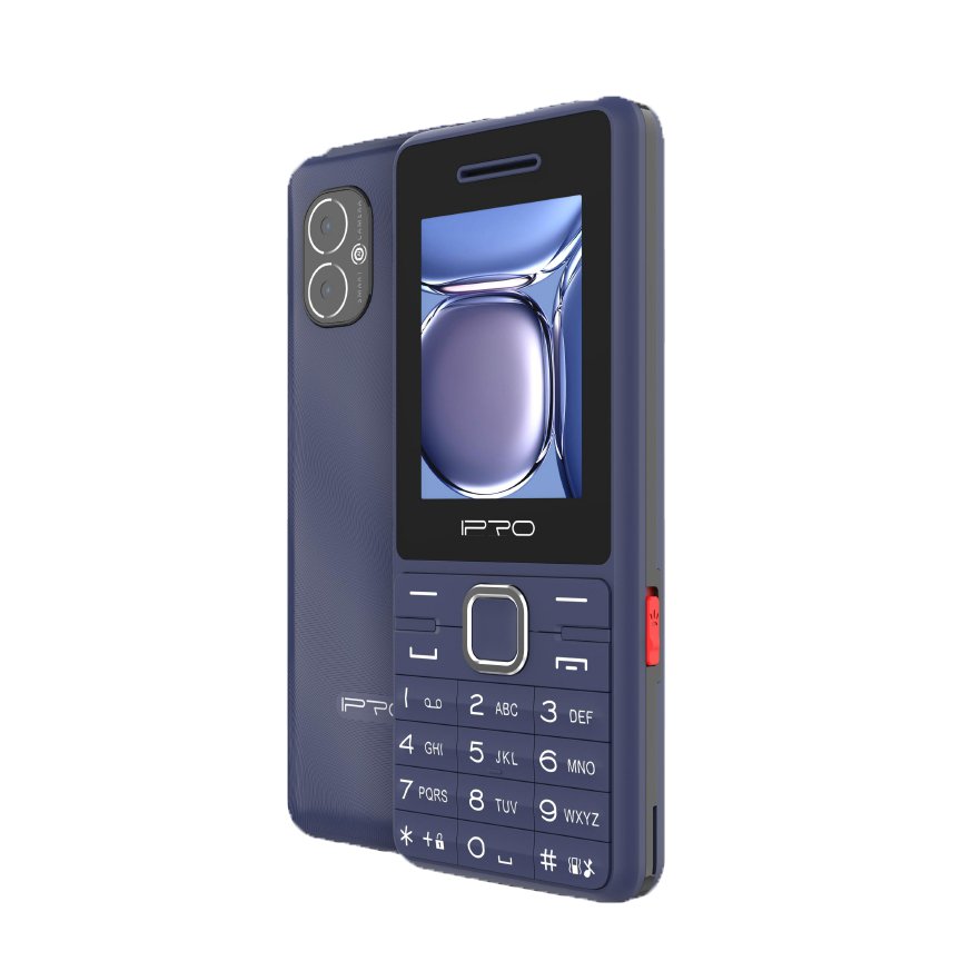Patented 2.4 inch 2G feature phone Unlock 1800mah large battery button dual sim feature phone