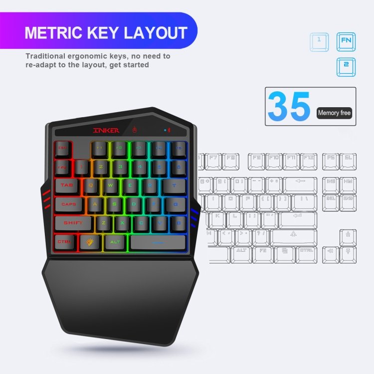 Amazon Hot Selling Single Mini Mechanical Gaming Led Keyboard and Mouse Combo Gamer Kit K99 PU-BG Game Keypad and Mouse