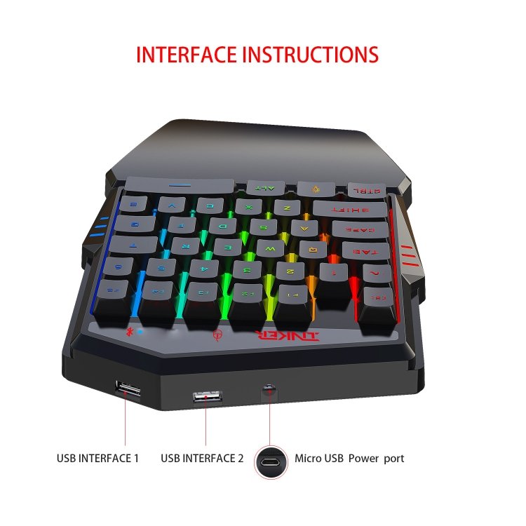 Amazon Hot Selling Single Mini Mechanical Gaming Led Keyboard and Mouse Combo Gamer Kit K99 PU-BG Game Keypad and Mouse