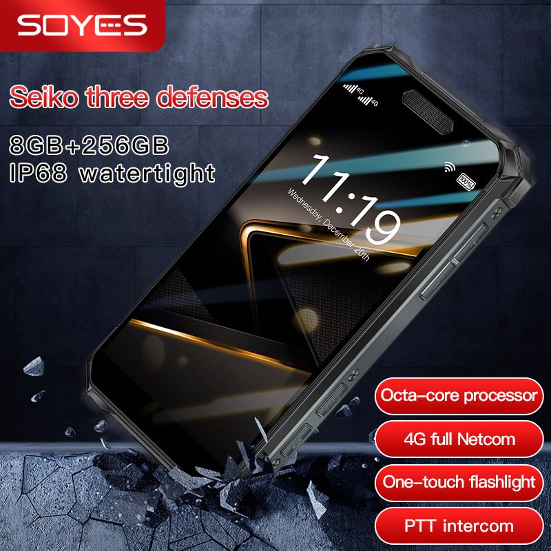 Cross border S10MAX three proof mini smartphone 4G network GPS Android Ptt walkie talkie Google Store SOYE