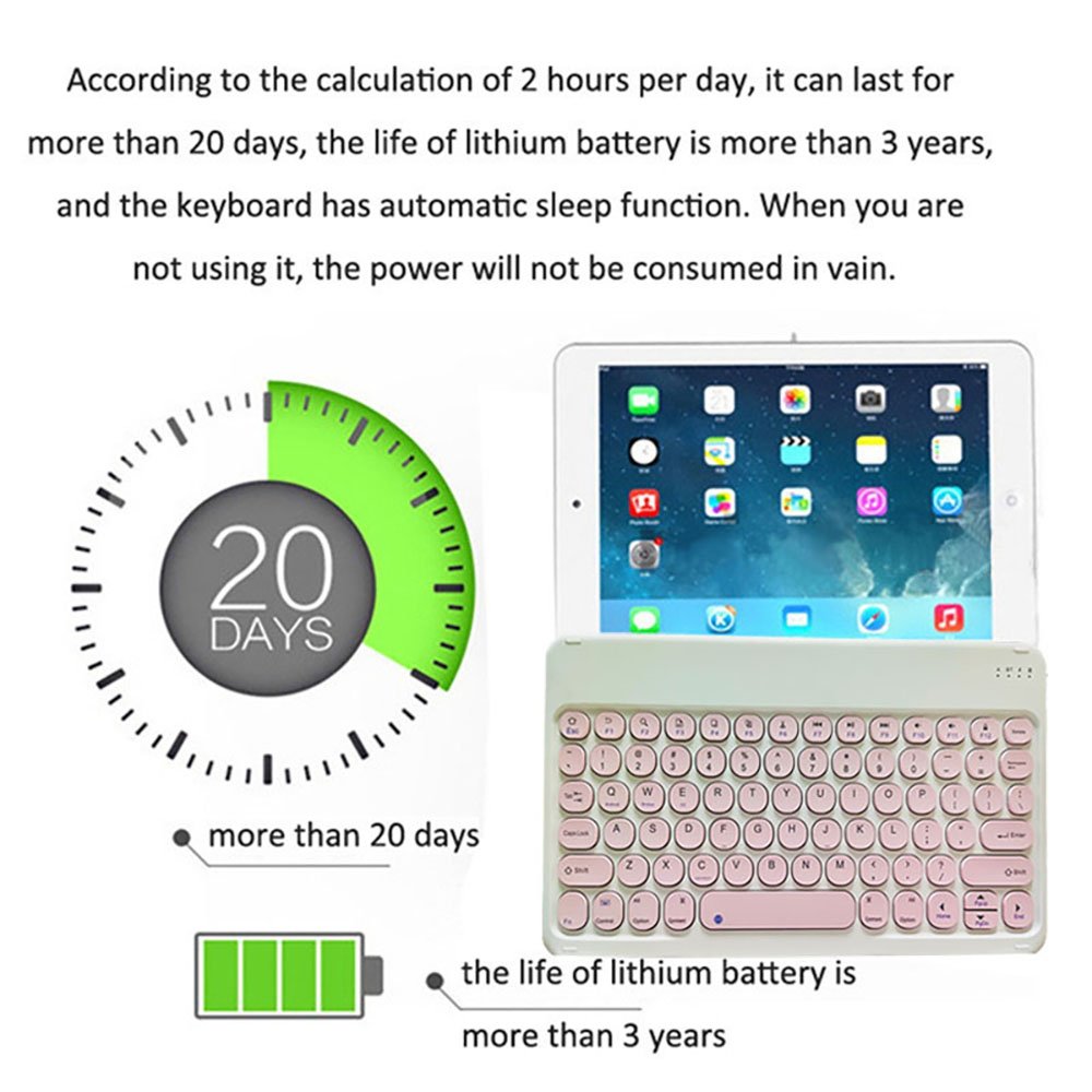 Tablet Wireless Keyboard Blue Tooth Keyboard for Windows Android Ios Tablet Ipad Phone