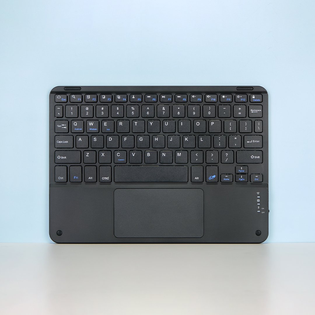 Wireless Keyboard With Touch Pad Slim Touchpad BT Keyboard Backlit Tablet PC Mobile Phone Laptop Keyboard Trackpad Keypad