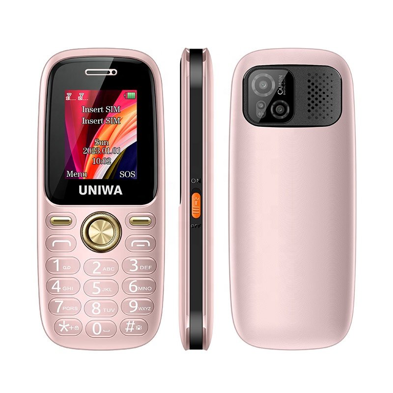 Customizable Branding 2G GSM Dual SIM Feature Phone with LED Torch 1.77 Inch TFT Display Keyboard Low Cost Basic Mobile