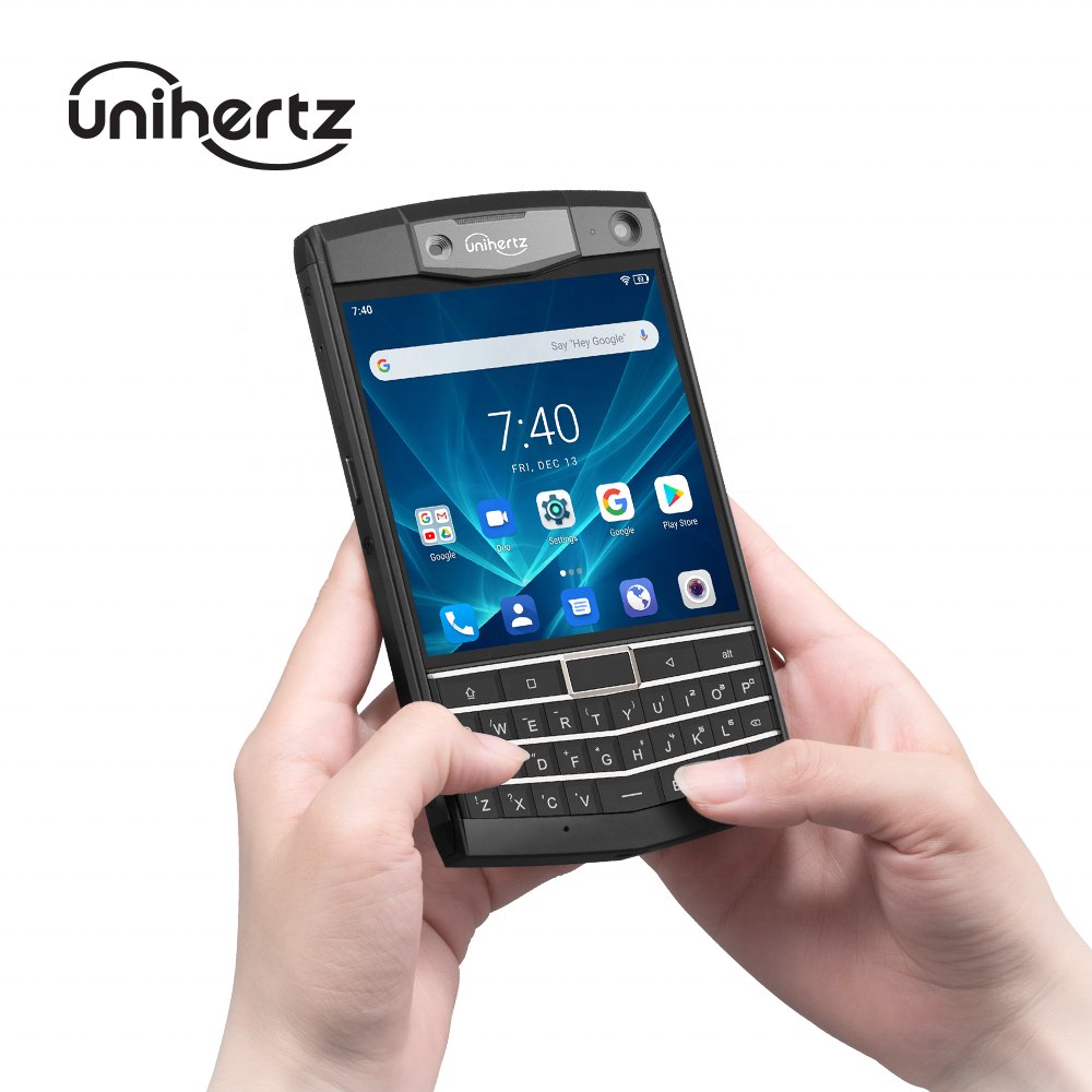 Unihertz Titan Unlocked Smart Phone Black Rugged QWERTY Smartphone Android 9.0 Pie 6GB 128GB Mini Keypad Mobile Phone