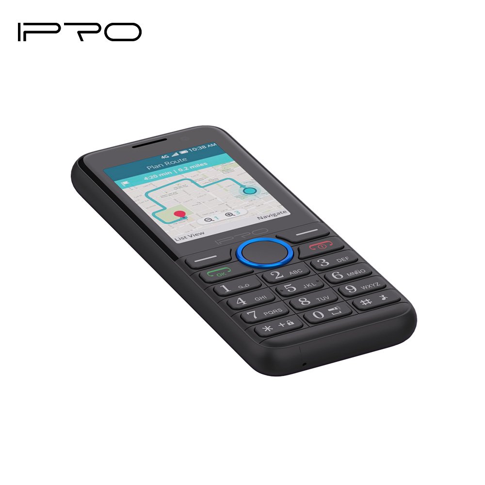 Ultra Classic Kaios Phone IPRO K2 1800 mAh Super Standby Feature Phone Qwerty Keypad Large Screen Mobile Phone