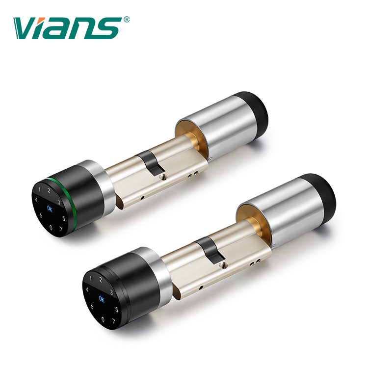 Keyless Wireless Smart Door Lock Cylinder Euro Electronic Digital Keypad Lock Cylinder