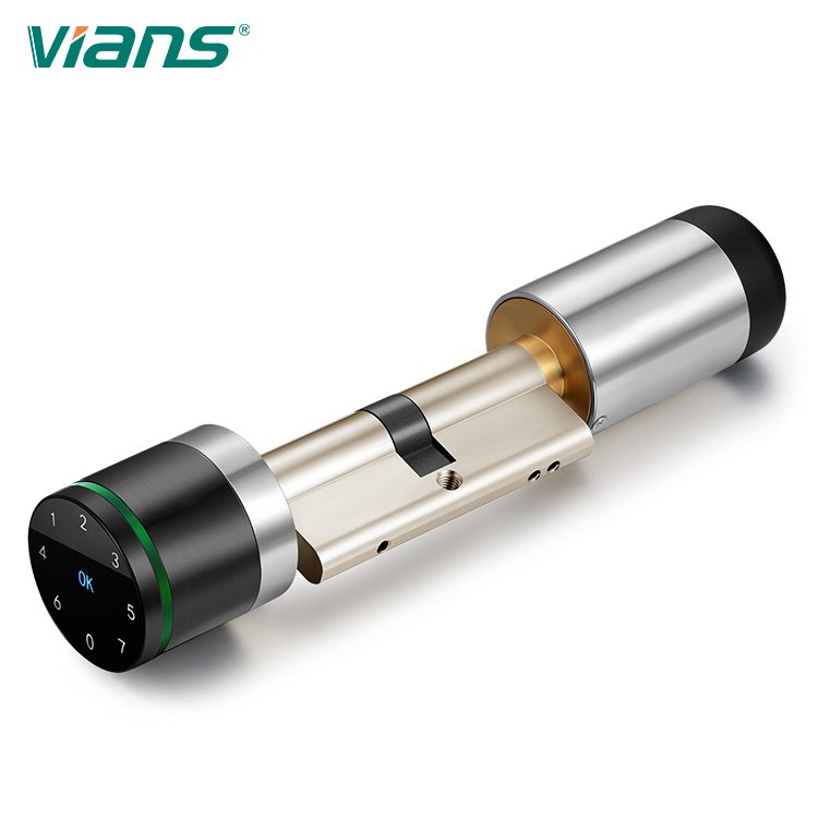 Keyless Wireless Smart Door Lock Cylinder Euro Electronic Digital Keypad Lock Cylinder