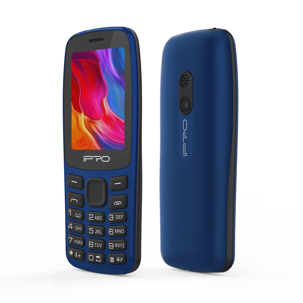 In Stock IPRO A25 2.4inch 240x320pixels 1000mAh Battery 0.08MP Camera 2G GSM Feature Phone