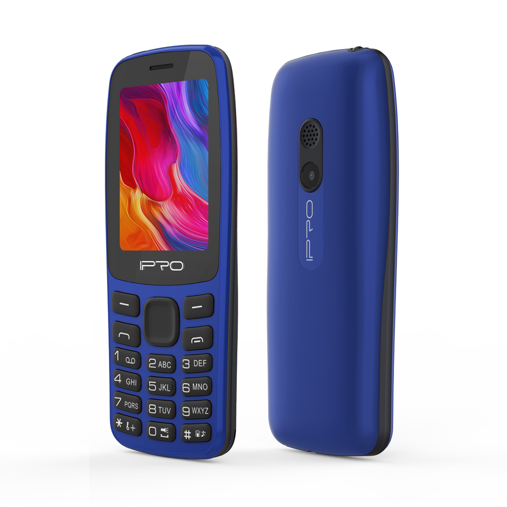 In Stock IPRO A25 2.4inch 240x320pixels 1000mAh Battery 0.08MP Camera 2G GSM Feature Phone